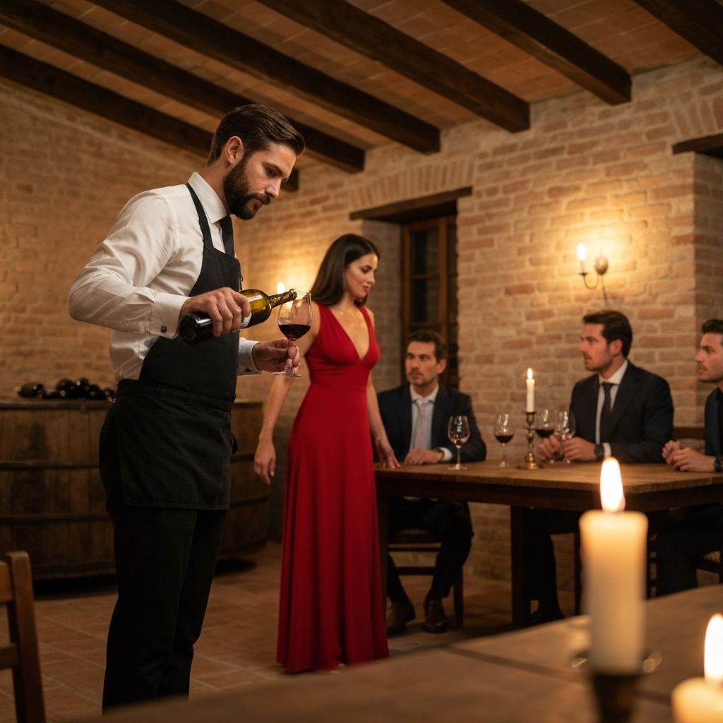 Wine tasting at Le Piane